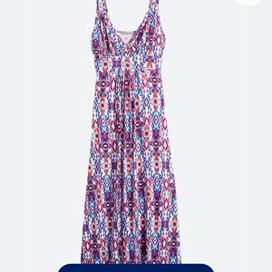 Loveappella Multicolor Patterned Maxi Dress